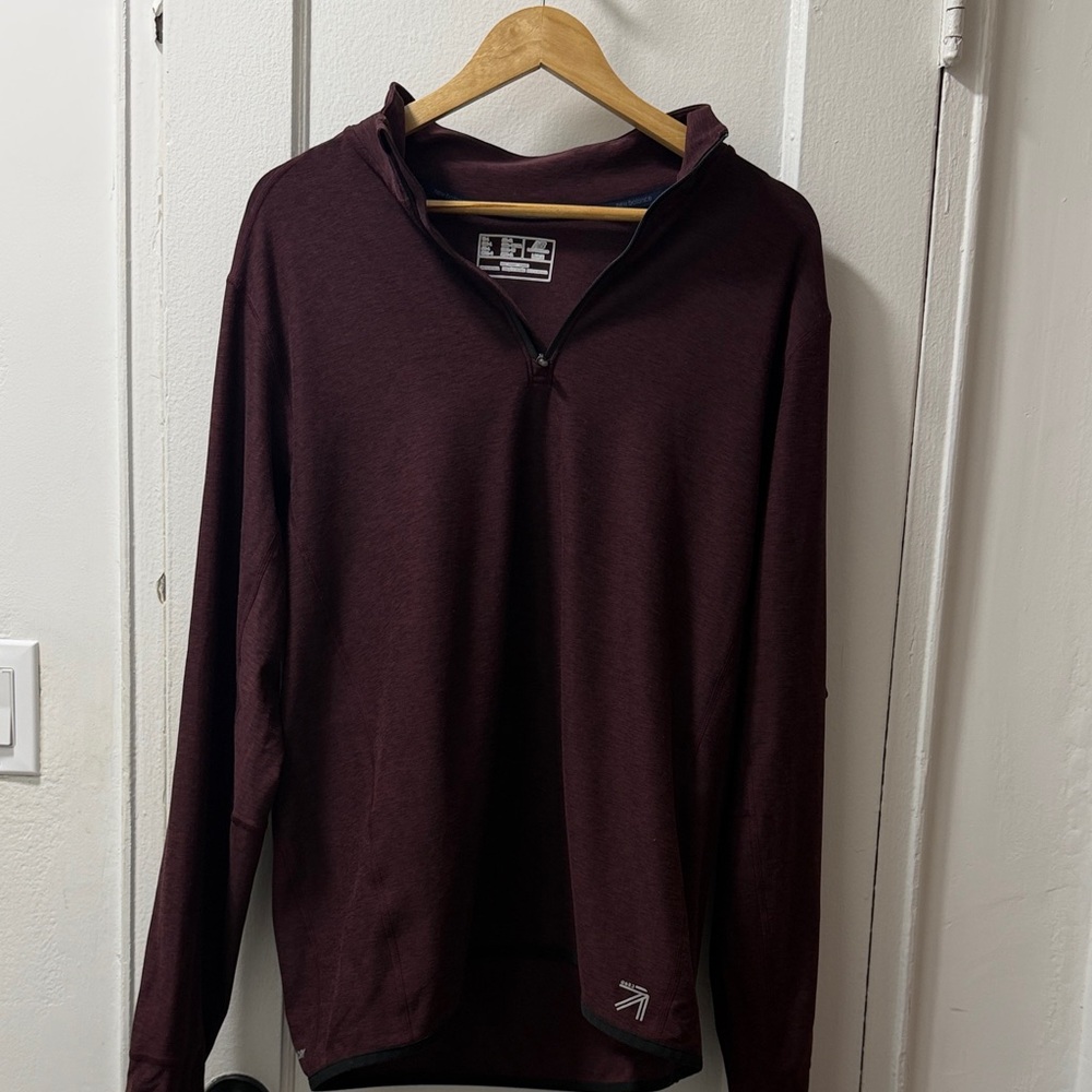 New Balance Men's Maroon quarter zip